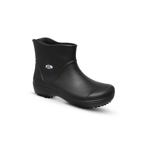 Bota Eva Bb85 Cano Curto Antiderrapante Preto