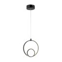 Ver imagem 5 de Luminária Teto Pendente Aliança Arco Redondo Led 3200k Luz Quente 17w Moderno Minimalista