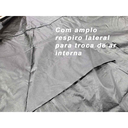 Ver mais imagens de Capa Vw Nivus Impermeável Zíper Lateral Forro Suave Cor Preta