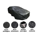 Ver imagem 6 de Capa Vw Nivus Impermeável Zíper Lateral Forro Suave Cor Preta