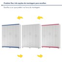 Ver imagem 4 de Guarda-Roupa Casal 6 Portas 2 Gavetas Itapema Branco