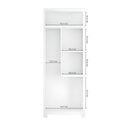 Ver imagem 3 de Armário Multiuso Lavanderia Notável Nt4015 Branco Branco