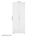 Ver imagem 4 de Armário Multiuso Lavanderia Notável Nt4015 Branco Branco