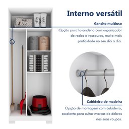 Armário 2 Portas Virtus com Chave                                  - 7