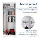 Ver imagem 7 de Armário 2 Portas Virtus com Chave
