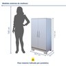 Armário Multiuso 2 Portas Triunfo - 10
