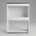 Ver imagem 6 de Armário Multiuso Ariana para Micro-Ondas e Cooktop Cozinha Pequena Branco - Abmaza