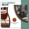 Espelho Orgânico 60x40cm Moldura em Couro Ecológico Bean - 3