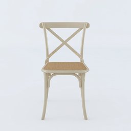 Kit 6 Cadeiras Katrina X Off White Assento Bege Aço - 2