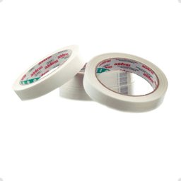 Fita Dupla Face Adesiva Fina Papel Rolo 18mm X30m Cor Branco - 2