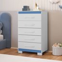 Ver imagem 3 de Cômoda para Quarto 5 Gavetas com Pés Itapema Branco