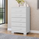 Ver imagem 1 de Cômoda para Quarto 5 Gavetas com Pés Itapema Branco