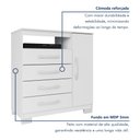 Ver mais imagens de Cômoda Sapateira 1 Porta 4 Gavetas Itapema