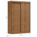 Ver imagem 4 de Guarda-roupa 2 Portas de Correr Firenze