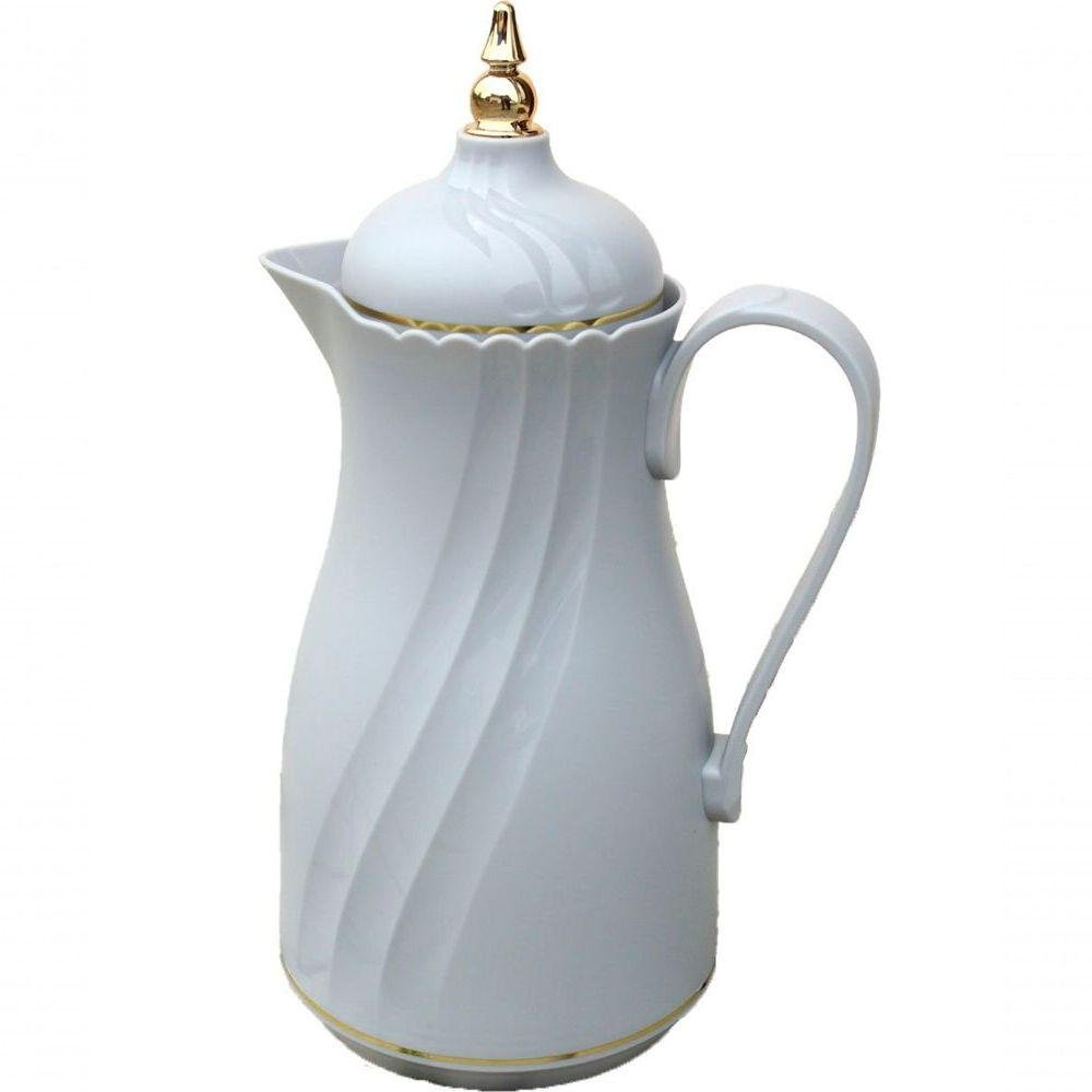 Garrafa Térmica de Mesa Elegante Cinza Café Chá Leite de 1l - 1