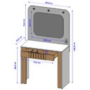 Ver imagem 3 de Penteadeira Camarim com Espelho Rouge