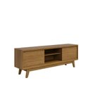 Ver imagem 3 de Rack Bancada para TV até 65 Polegadas 164cm x 58,5cm 2 Portas Pés Retrô Atlas Marrom