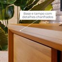 Ver imagem 7 de Rack Bancada para TV até 65 Polegadas 164cm x 58,5cm 2 Portas Pés Retrô Atlas Marrom