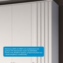 Ver imagem 5 de Guarda-roupa Casal Jamile 6 Portas 4 Gavetas 100% Mdf Branco - Acp Móveis