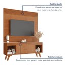 Ver mais imagens de Rack com Painel para TV 65 Polegadas Ripado MDF 160x195cm Madri