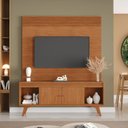 Ver imagem 1 de Rack com Painel para TV 65 Polegadas Ripado MDF 160x195cm Madri