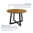 Ver imagem 5 de Mesa de Jantar Redonda Mdf 120x120x80cm Coliseu
