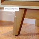 Ver mais imagens de Rack Bancada para TV até 65 Polegadas 164cm x 58,5cm 2 Portas Pés Retrô Atlas Bege Marrom