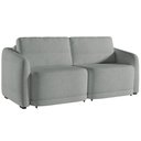 Ver imagem 1 de Sofá Cama Casal para Sala 176cm Polska K04 Bouclê Cinza - Mpozenato