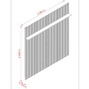 Ver imagem 3 de Painel para TV até 75 Polegadas 240cm Frisado New Guapore