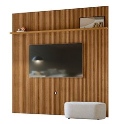Painel para TV até 75 Polegadas 240cm Frisado New Guapore - 2