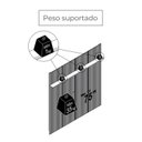 Ver imagem 7 de Painel Ripado MDF para TV até 75 Polegadas 238CMX244,5cm Frisado New Guaporé Marrom