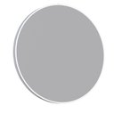Ver imagem 1 de Espelho Para Banheiro Redondo Aço Luna 50 Cozimax Branco