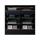 Ver imagem 4 de Cômoda Naara 8 Gavetas Preto - Pnr Móveis