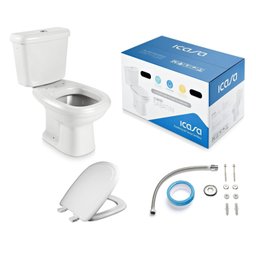 Vaso Sanitário com Caixa Acoplada Sabatini Icasa - 4