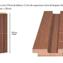 Ver imagem 7 de Painel Ripado 6CMX15CMX2,70CMMDF Marrom/Milano Casablanca
