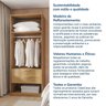 Guarda-roupa Modular 40cm 1 Porta com Prateleiras Jade CabeCasa MadeiraMadeira - 10