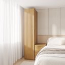 Ver imagem 1 de Guarda-roupa Modular 40cm 1 Porta com Prateleiras Jade CabeCasa MadeiraOriginals