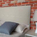 Ver imagem 2 de CABECEIRA ESTOFADA DURASI 05 LINHO BEGE QUEEN 160 X 60 cm RBL
