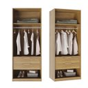 Ver imagem 4 de Guarda-roupa Modular 80cm sem Portas com Gaveteiro Jade CabeCasa MadeiraOriginals