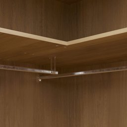 Guarda-roupa de Canto Reto Modular 95cm sem Portas com Cabideiros Jade CabeCasa MadeiraMadeira - 6