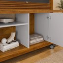 Ver imagem 7 de Estante para TV e Home Theater até 47 Polegadas 160CMX175CM 1 Porta Basculante Taurus Marrom