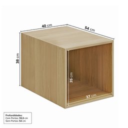 Ponte Modular 40cm com 1 Porta Jade Cabecasa Madeiramadeira - 8