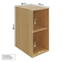 Ponte para Mesa de Cabeceira com Prateleira Jade CabeCasa MadeiraMadeira - 3