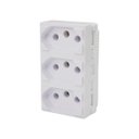 Ver imagem 1 de Tomada Tripla Monobloco Branco 10a Módulo Linha I9 - Ilumi