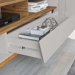 Rack para Tv até 70 Polegadas 2 Portas 1 Gaveta 2 Nichos Decor - 8