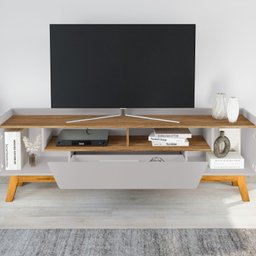 Rack para Tv até 70 Polegadas 2 Portas 1 Gaveta 2 Nichos Decor - 5