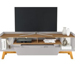 Rack para Tv até 70 Polegadas 2 Portas 1 Gaveta 2 Nichos Decor - 6