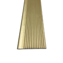 Ver imagem 4 de Perfil Moldura Alumínio Soleira P/ Piso Barra de 1 Metro - Dourado Claro