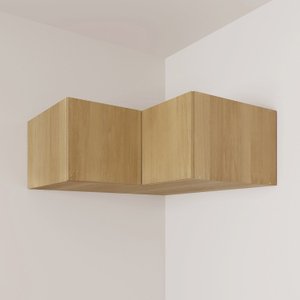 Ponte Canto Reto Modular 95cm 2 Portas Jade CabeCasa MadeiraOriginals