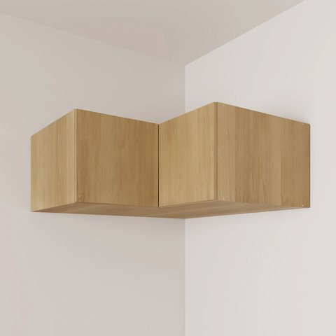 Ponte Canto Reto Modular 95cm 2 Portas Jade CabeCasa MadeiraOriginals